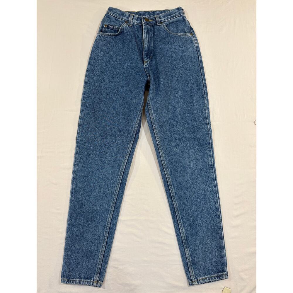 VTG Lee Mom Jeans Tapered High Rise Size 6 Med